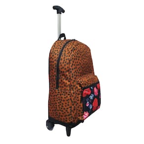 Mochila Bolsa Universitária Feminina Moderna Rodinhas