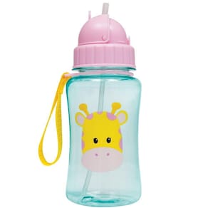 Garrafinha Com Canudo Animal Fun Menina - Girafa - Buba