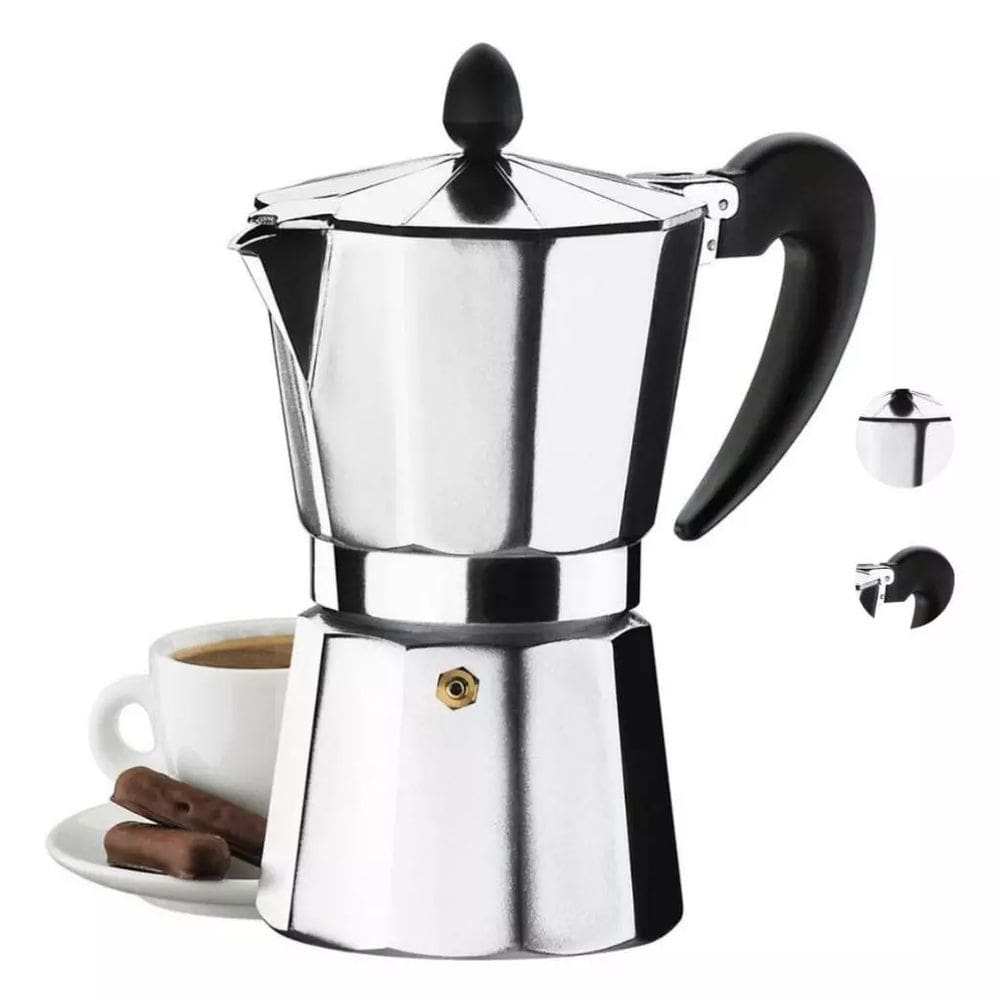 Cafeteira Italiana Brinox Verona Moka 3 Xícaras 150ml em Alumínio