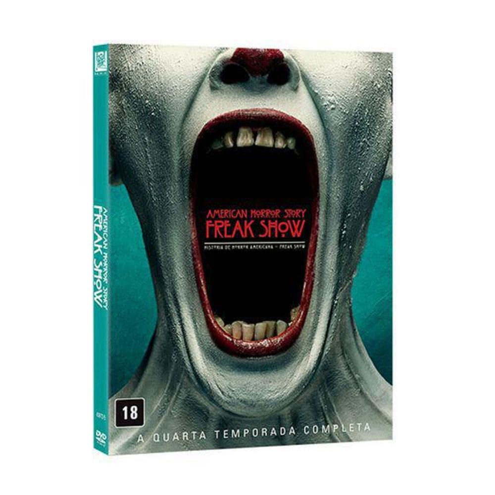 Dvd American Horror Story Freakshow 4ª Temporada - 4 Discos