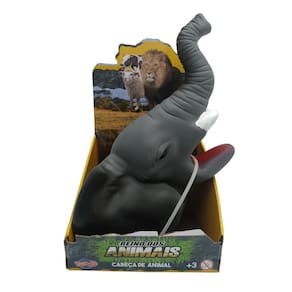Brinquedo Infantil Fantoche Elefante Reino Dos Animais