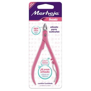 Alicate para Cutículas Merheje Basic em Aço Inoxidável