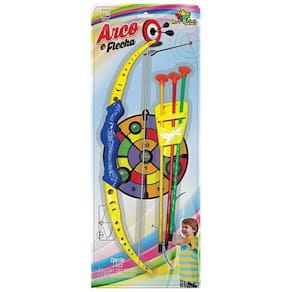 Arco E Flecha Brinquedo Infantil Tiro Alvo Criança Art Brink