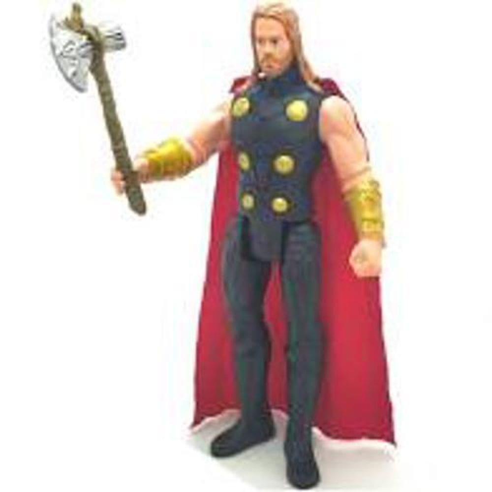 Kit Boneco Thor + Martelo Vingadores