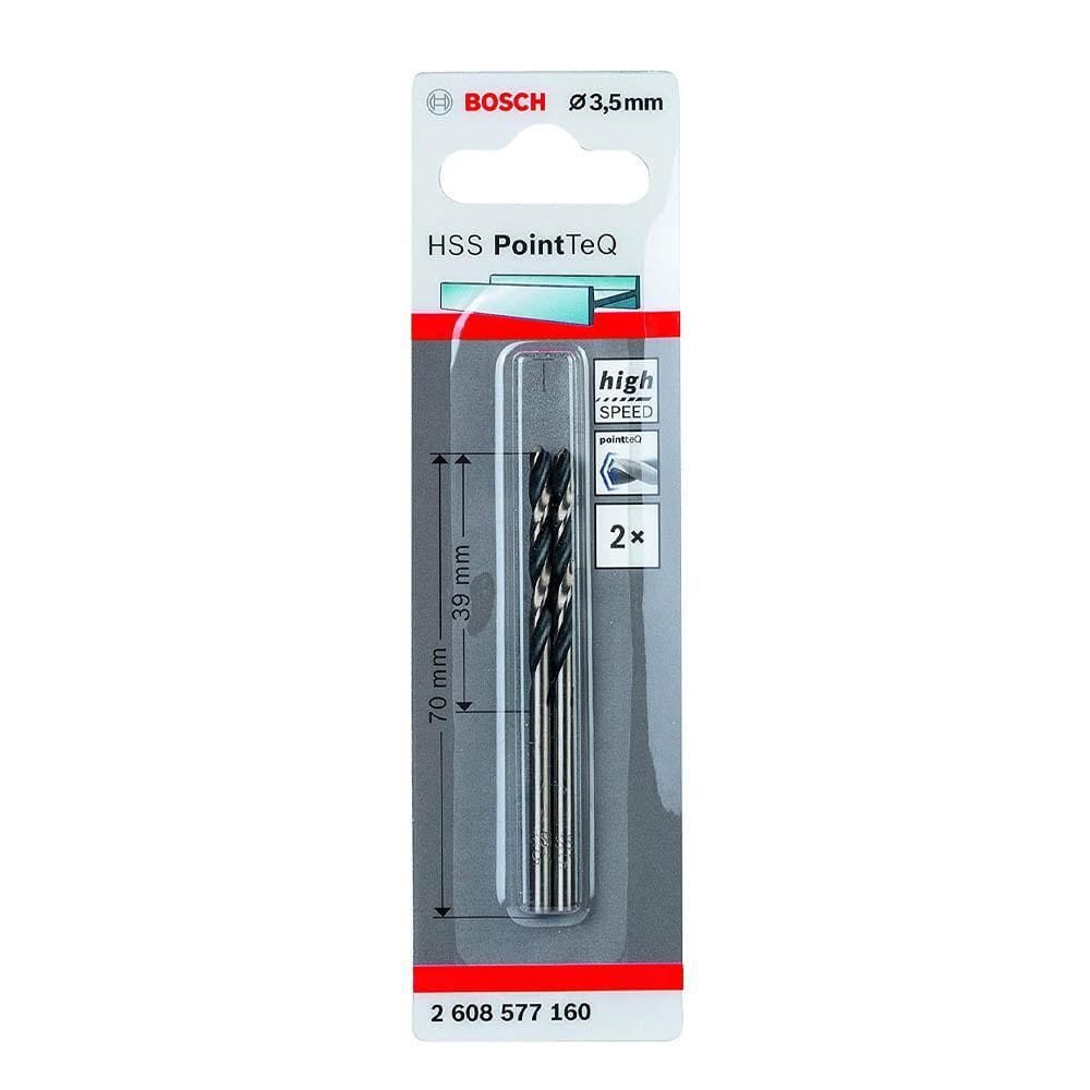 Broca Hss Pointteq 3.5Mm 2Peças