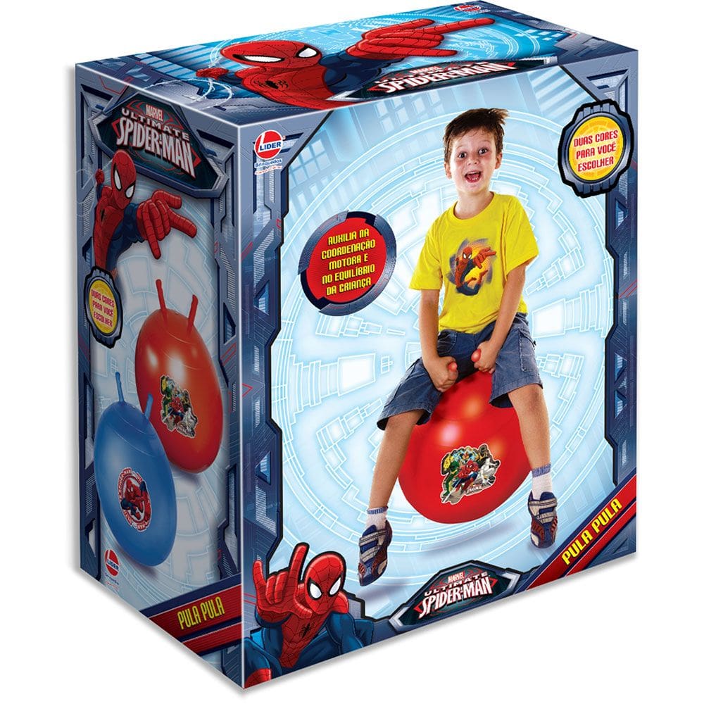 Pula Pula Super Pula Pula Spider-Man - Homem Aranha - 63cm