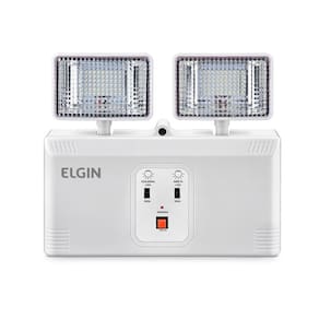 Luminária de Emergência 2 Cabeças Articuláveis 16W Bivolt