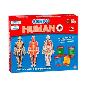 Jogo Do Corpo Humano 168 Cartas - Pais E Filhos