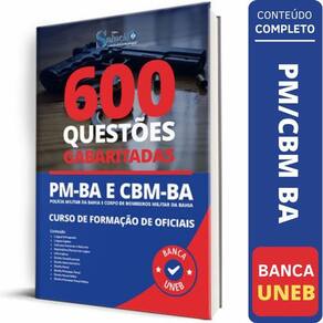 Apostila Caderno De Questões Pm E Cbm Ba - Oficiais