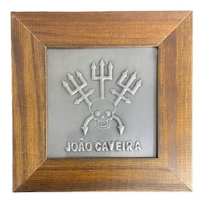 Quadro Orixá Exú Umbanda Candomblé Madeira - Escolha A Cor