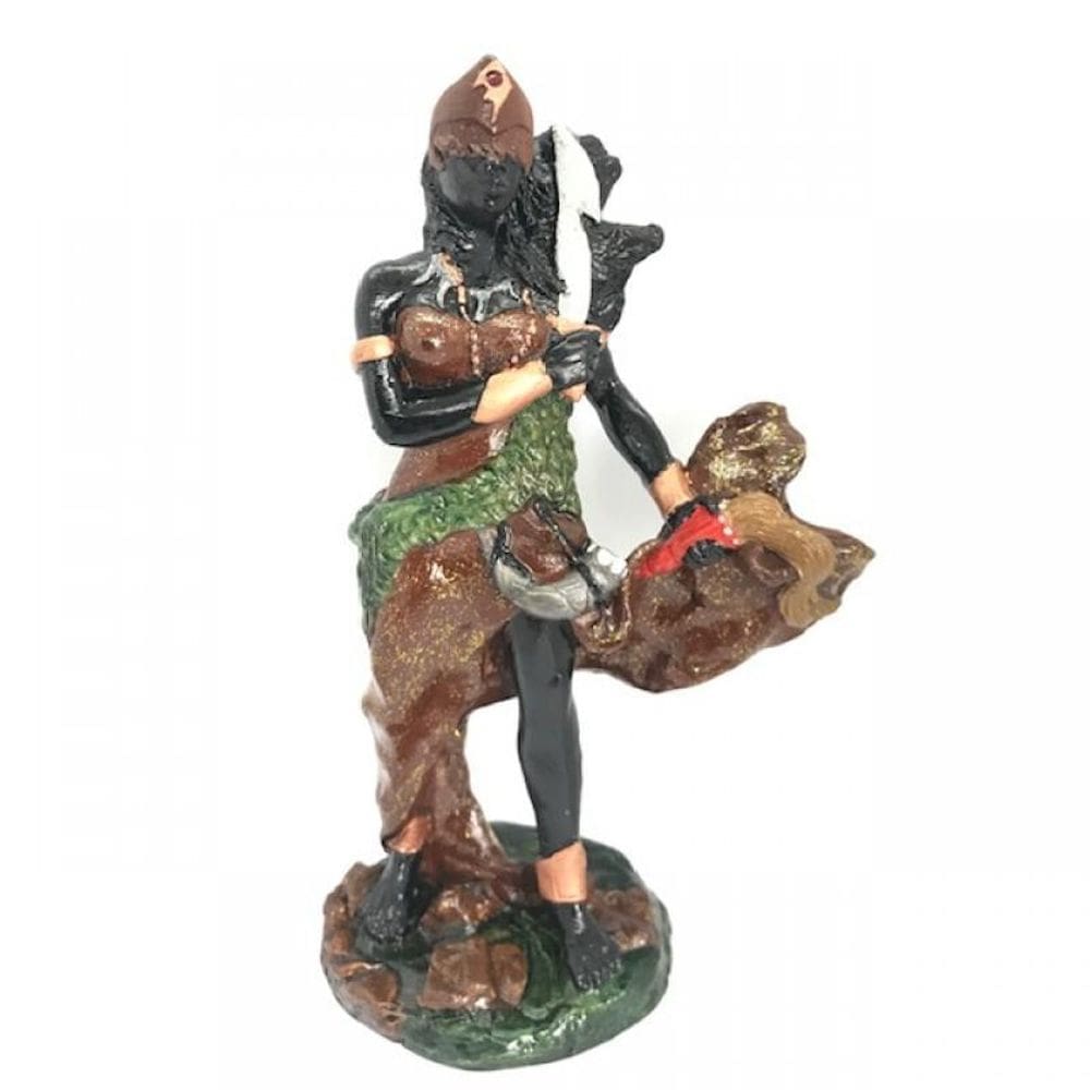 Orixá Iansã Força Proteção Em Resina 23 Cm- Escolha A Cor