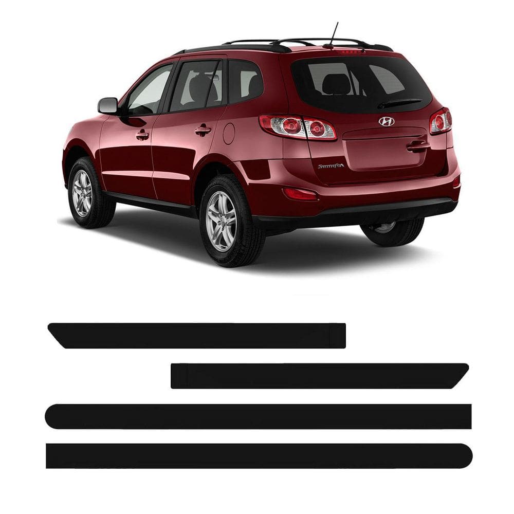 Friso Lateral Borrachão Hyundai Santafé 2006 A 2012 6092A