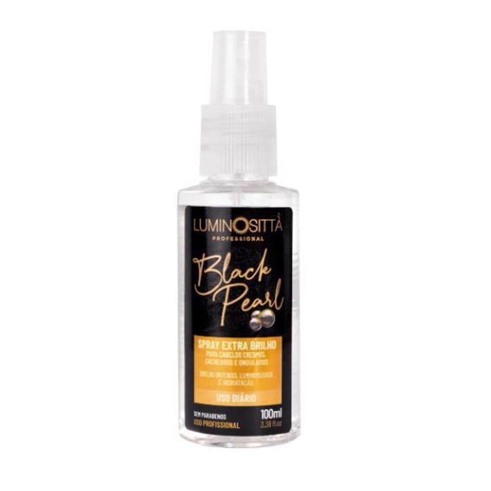 Spray Black Pearl Extra Brilho Perfume 100 Ml Luminosittà