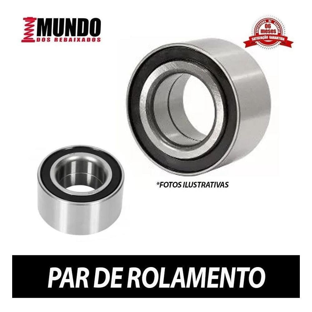 Par Rolamento Roda Dianteiro Gol Bola 01