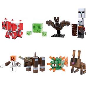 Bonecos Blocos De Montar Coleção Slime Minecraft 600 Peças