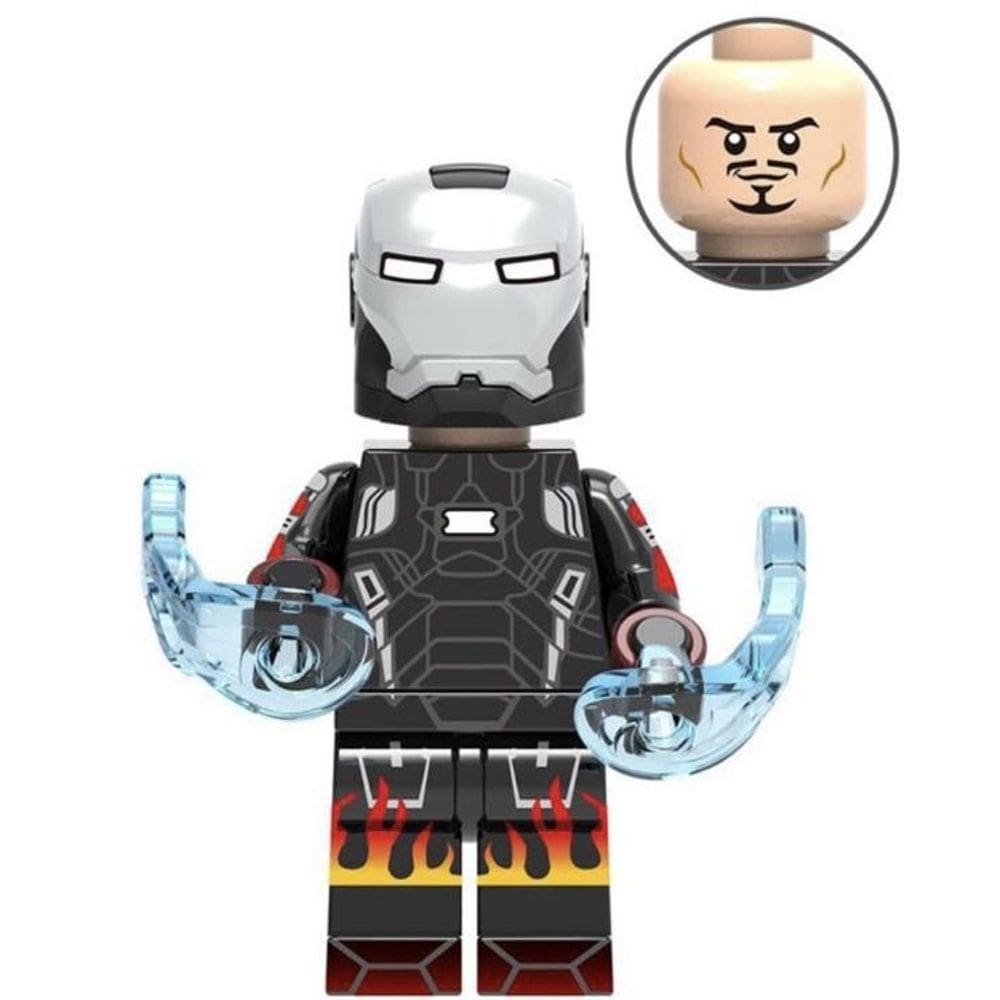 Boneco Blocos De Montar Vingadores Iron Man Mk 22 Hot Rod