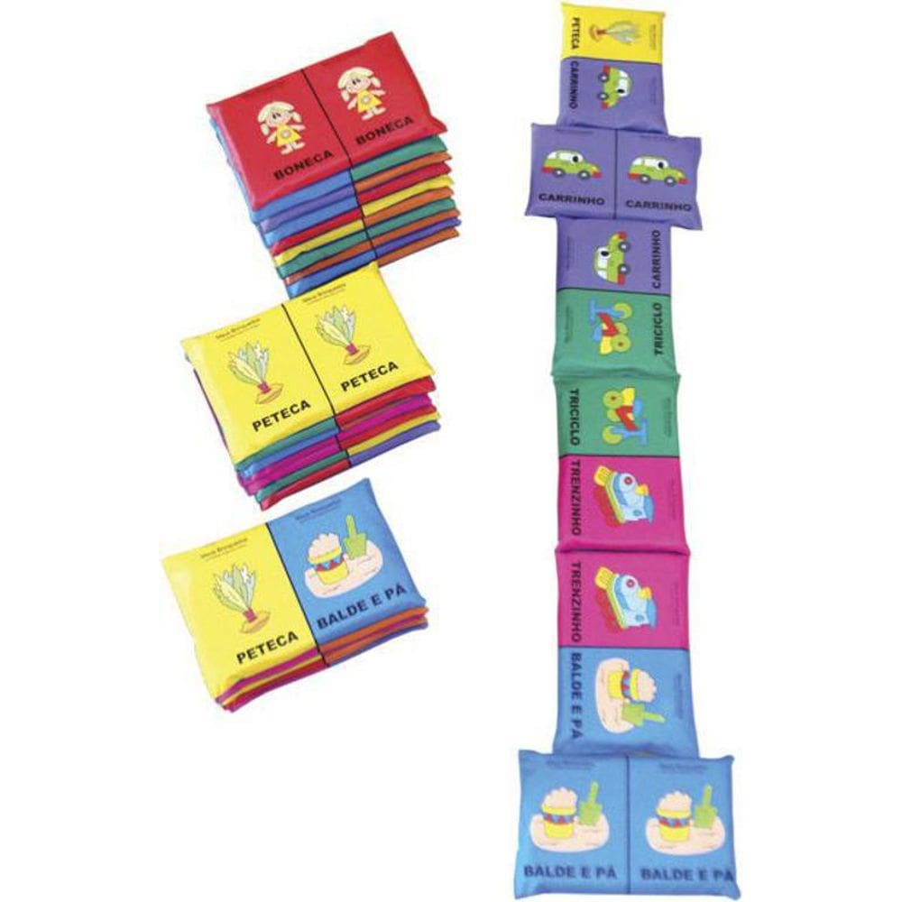 Dominó Gigante Espuma 28 Peças - Meus Brinquedos
