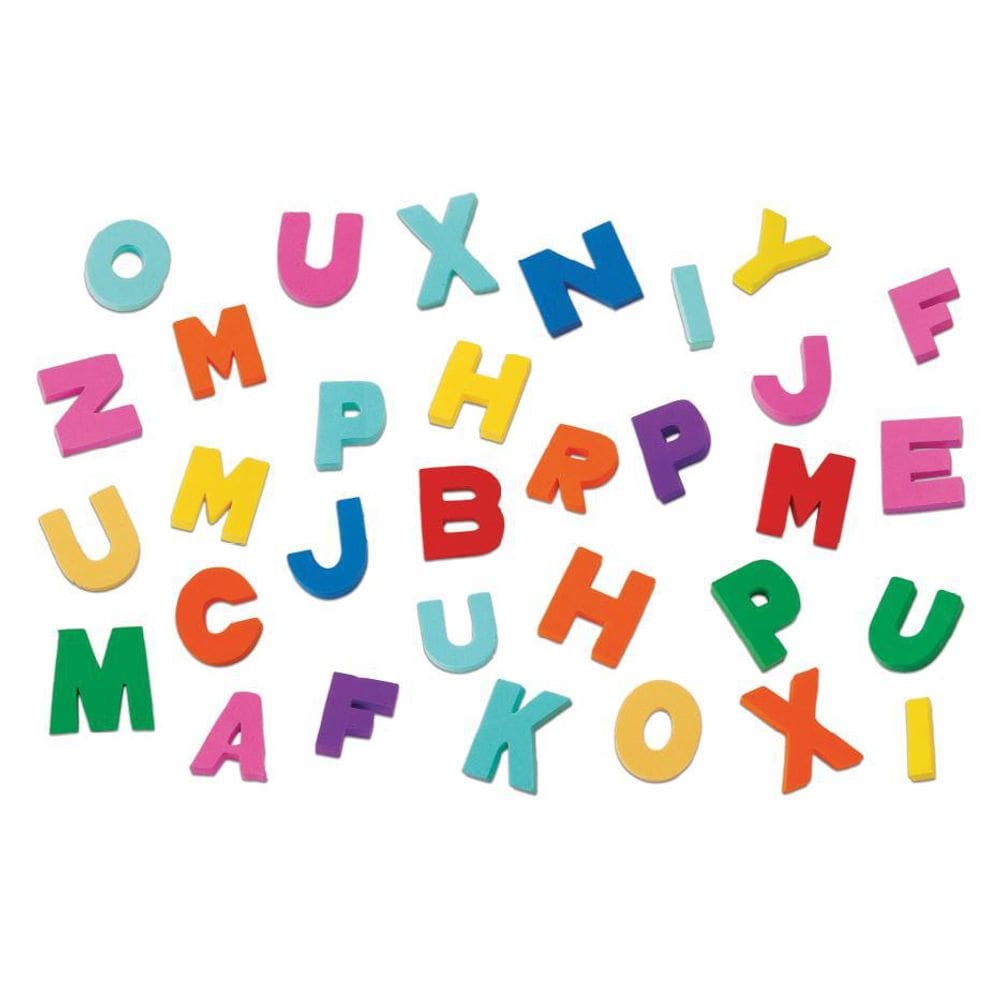 Jogo De Letras E Vogais 62 Peças 5Mm