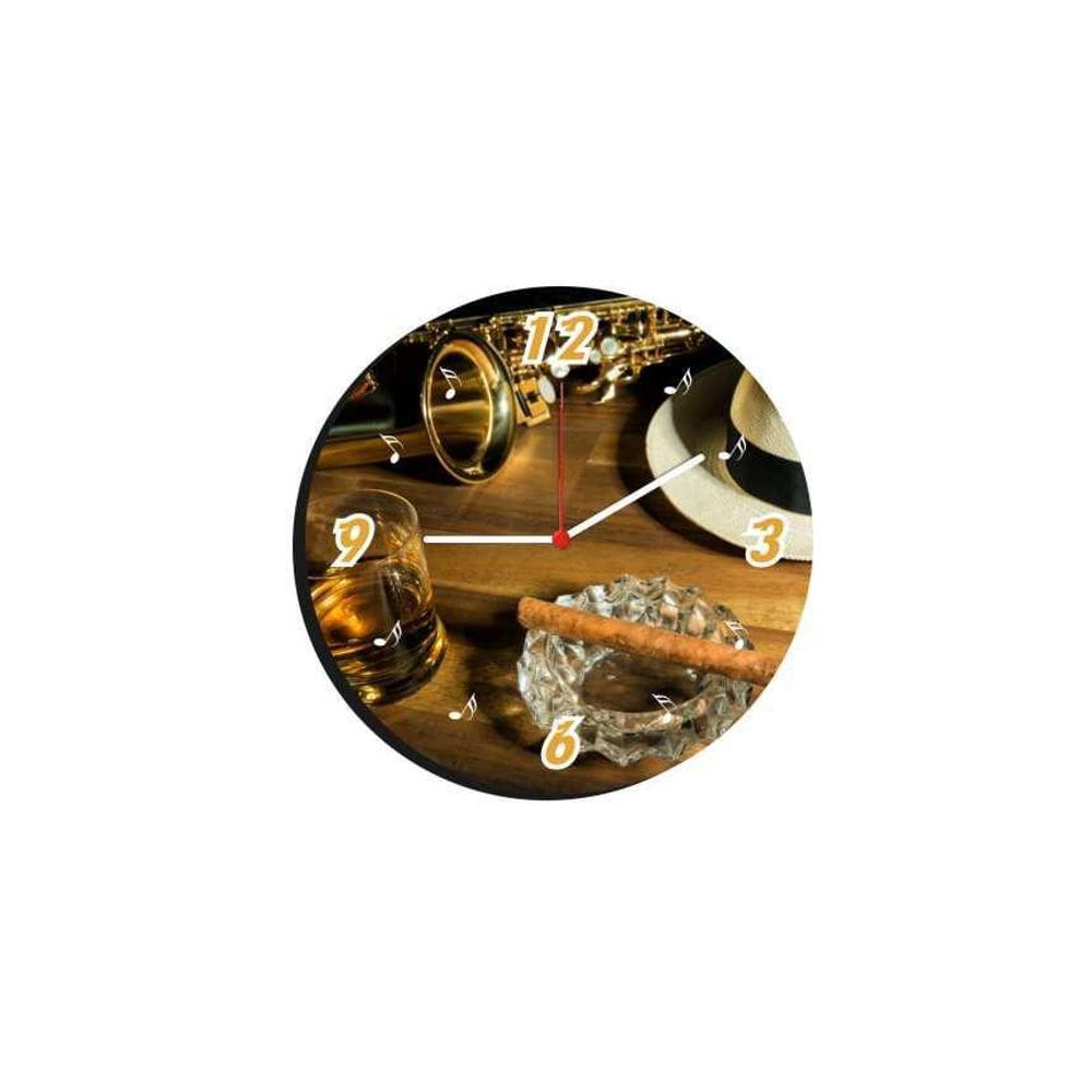 Relógio De Parede Decorativo Estilo Música 32