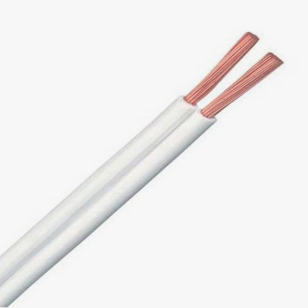 Cabo Telecam 2x20 Awg 0,50mm Flexível Branco 100 m