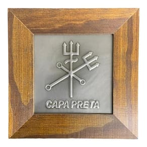Quadro Orixá Exú Umbanda Candomblé Madeira - Escolha A Cor