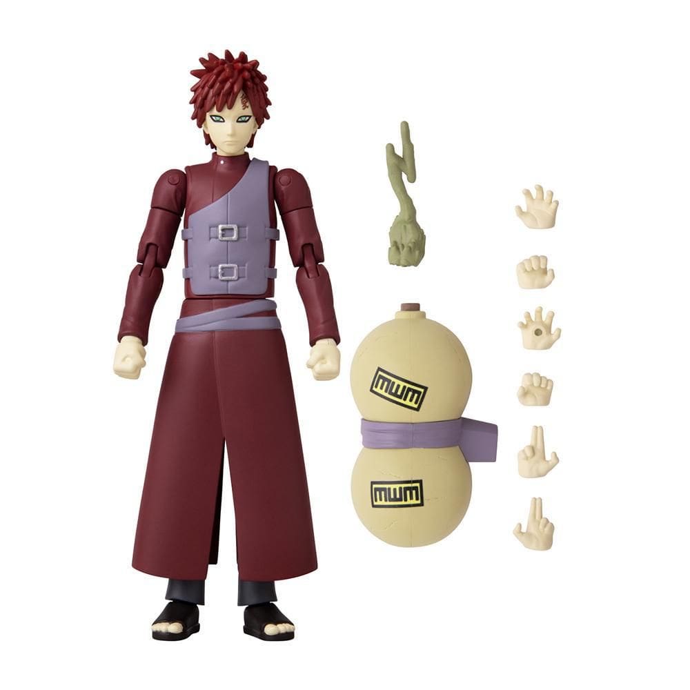 Boneco Naruto Bandai Gaara - Fun Divirta-se Polipropileno