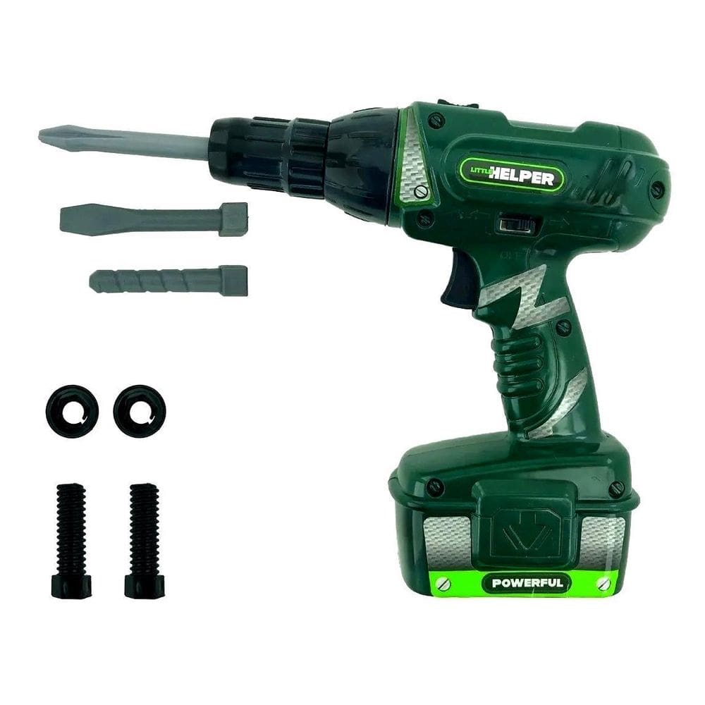 Ferramentas Infantil Parafusadeira Furadeira Pilha Kit 01