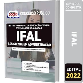 Apostila Ifal - Assistente Em Administração