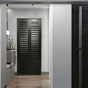 Porta Camarão Palheta Linha 25 210x80  Lado Direito Preto