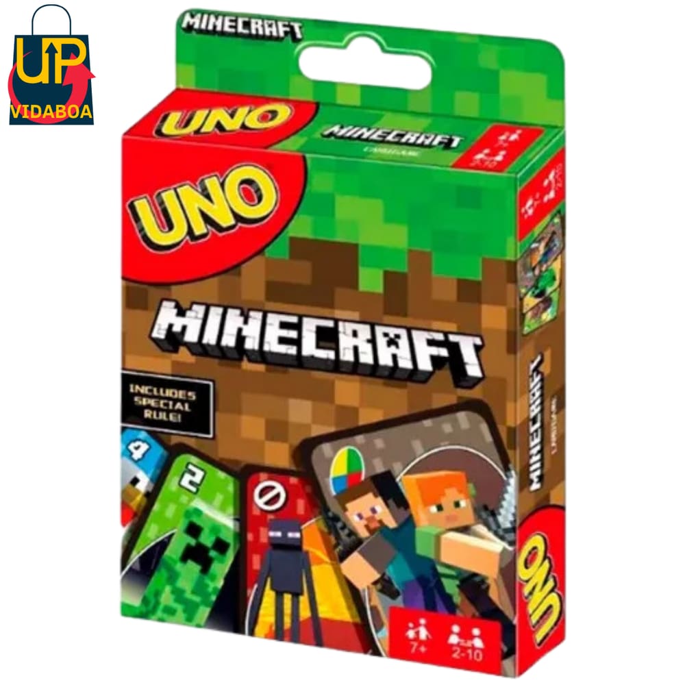 Jogo de Cartas UNO - Minecraft
