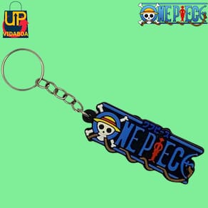 Chaveiro One Piece  - logo One Piece - com caveira