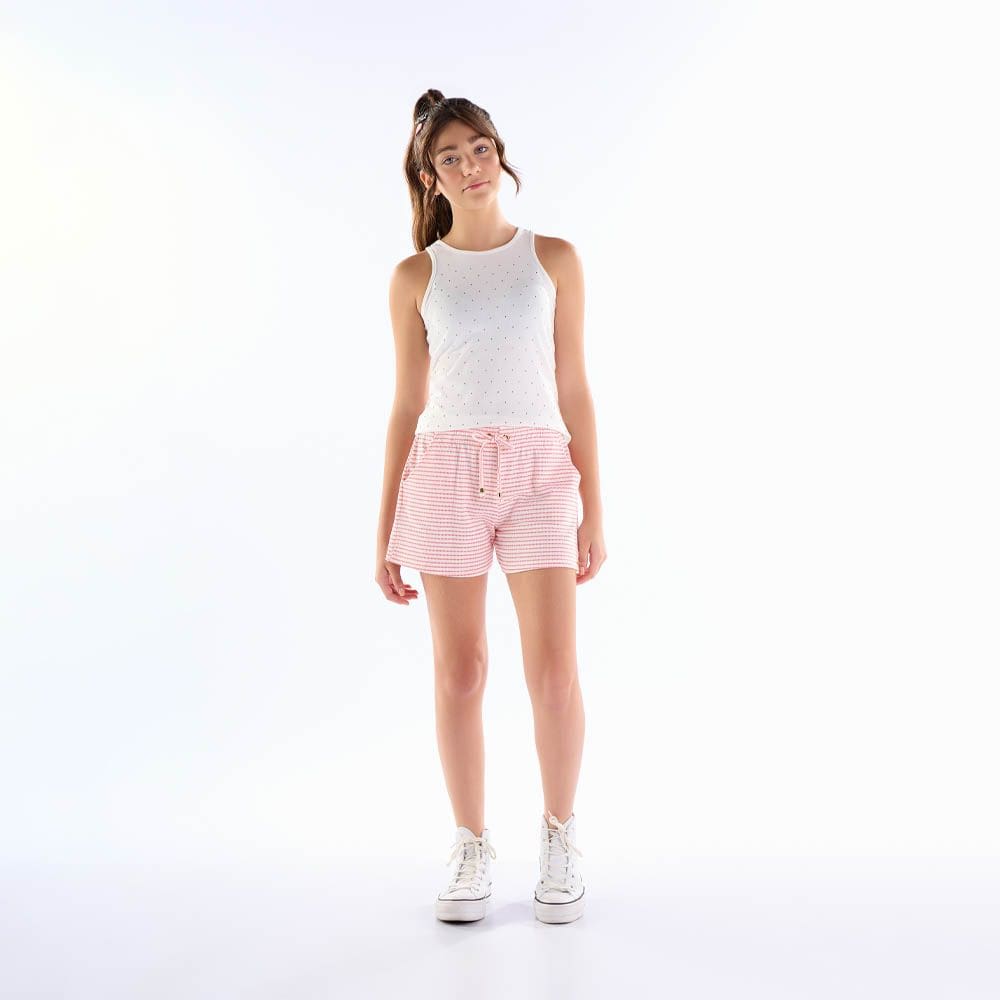 Conjunto Juvenil Menina - Off White - 50826-1271