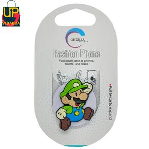 Suporte de dedo para celular e Tablet Super Mario - Luigi