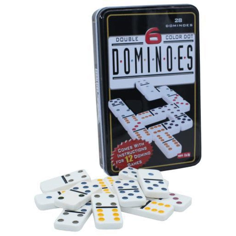 Jogo De Domino 28 Pedras Com Embalagem Metal Passatempo Bar