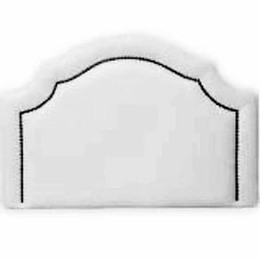 Cabeceira Estofada Captone Design Branca Solteiro 90X60 Cm