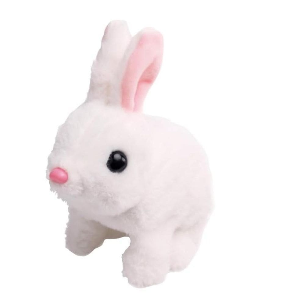 Coelho Pelúcia Branco Interativo Little Pets - Shiny Toys