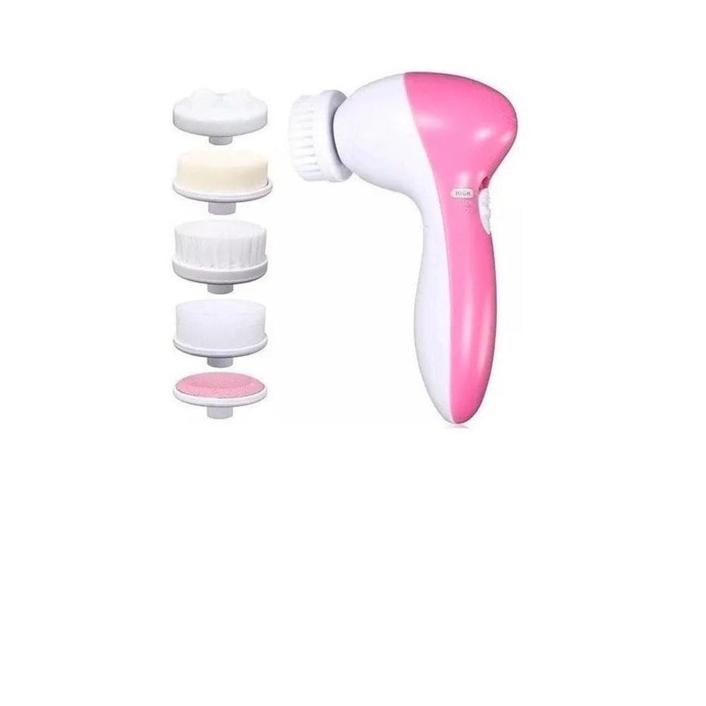 Escova Limpeza Facial Esfoliante Massageador 5/1 Portátil