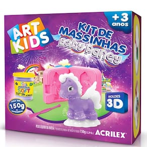 Kit Massinha de Modelar Baby Poney - Art Kids