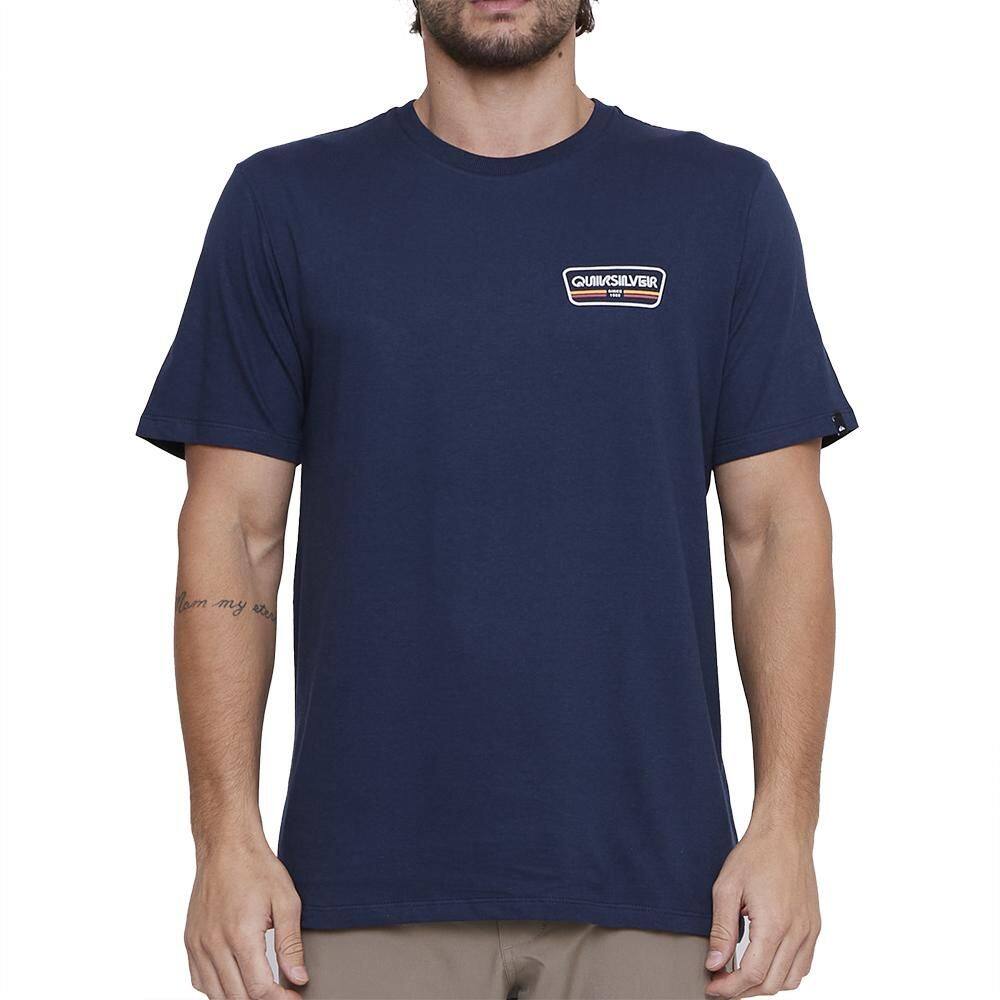 Camiseta Quiksilver Range Life SM25 Masculina Marinho