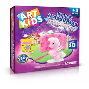 Kit de Massinhas de Modelar Baby Poney 150g - Acrilex