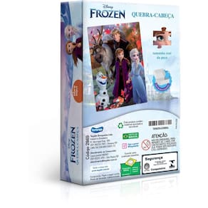 Quebra-Cabeça Toyster Frozen Cartonado 200 Peças
