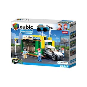Blocos De Montar Cubic Lava-Rápido 323 Peças Multikids