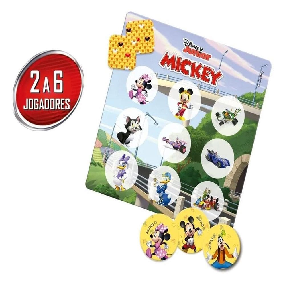 Jogo Bingo Disney Mickey - Toyster 8005