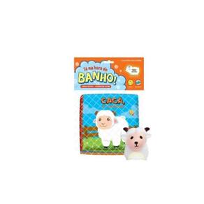 Livro Ta Na Hora Do Banho Bebe Infantil Com Bichinho Acende