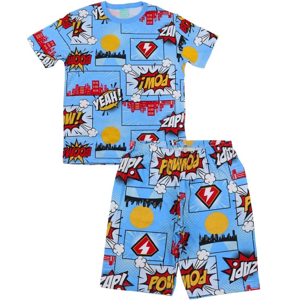 Conjunto Pijama Verão Juvenil Kyly Estampado Azul Divertido