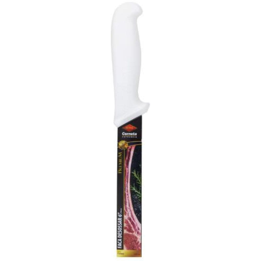 Faca Desossar Açougue Profissional Corneta Premium 6 "