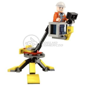 Blocos De Montar Time De Construção Robô Compatível Com Lego