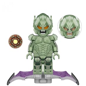 Boneco Blocos De Montar Aranha Sem Volta Casa Duende Verde
