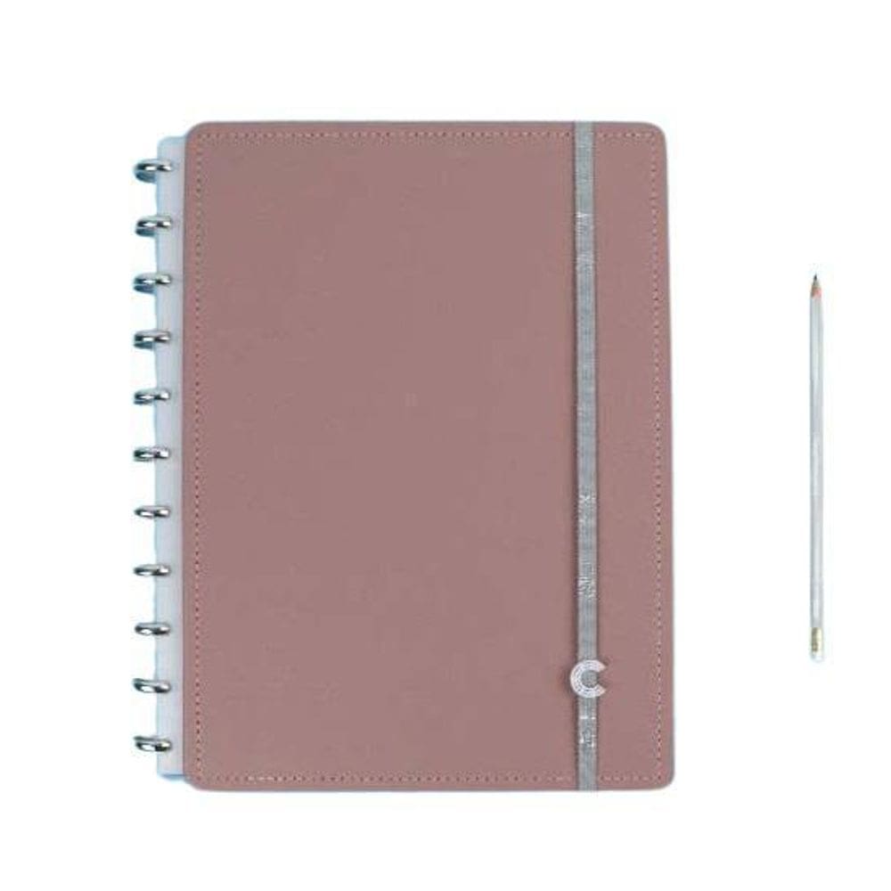 Caderno Chic Nude Grande Caderno Inteligente