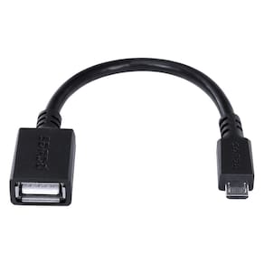 Adaptador OTG Micro USB p/ USB 2.0 - Celulares, Tablets